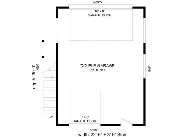 1st Floor Plan, 062G-0251