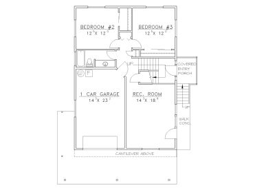 1st Floor Plan, 012G-0105