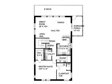 2nd Floor Plan, 012G-0079