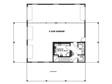 1st Floor Plan, 012G-0141