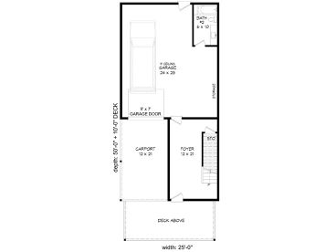 1st Floor Plan, 062G-0292