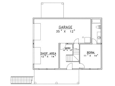 1st Floor Plan, 012G-0099