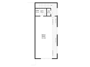 2nd Floor Plan, 062G-0278