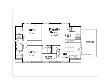 2nd Floor Plan, 031G-0015
