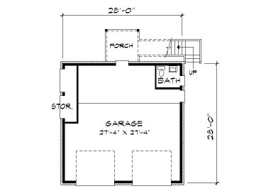 1st Floor Plan, 008G-0003
