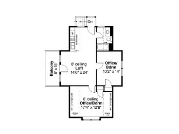 2nd Floor Plan, 051G-0147