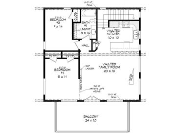 2nd Floor Plan, 062G-0192