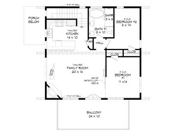 2nd Floor Plan, 062G-0339