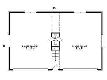 1st Floor Plan, 006G-0099