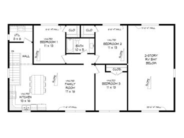 2nd Floor Plan, 062G-0404