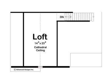 2nd Floor Plan, 050G-0042