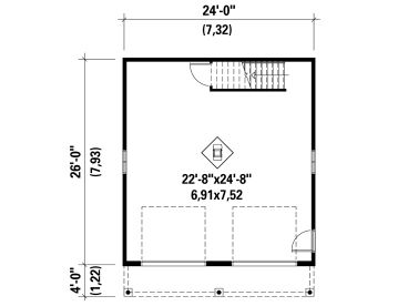 1st Floor Plan, 072G-0021