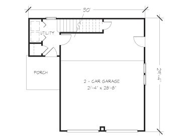 1st Floor Plan, 054G-0004