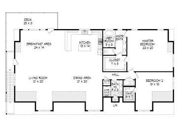 2nd Floor Plan, 062G-0186