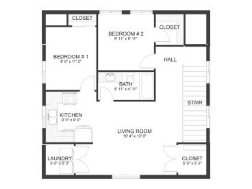 2nd Floor Plan, 065G-0032