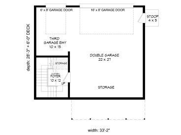 1st Floor Plan, 062G-0313