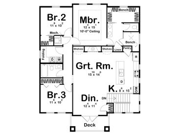 2nd Floor Plan, 050G-0199