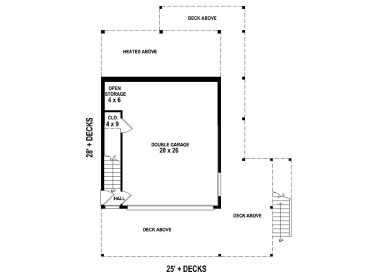 1st Floor Plan, 006G-0167