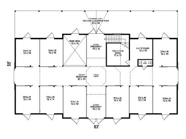 1st Floor Plan, 006B-0008