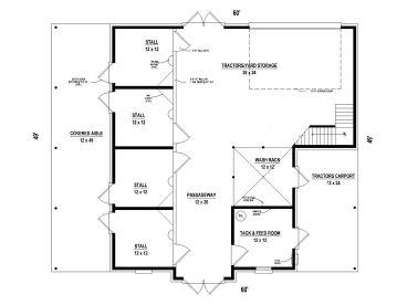 1st Floor Plan, 006B-0006
