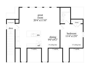 2nd Floor Plan, 053G-0014