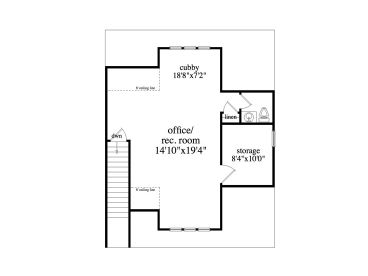 2nd Floor Plan, 053G-0027