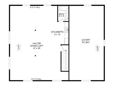 2nd Floor Plan, 062G-0336
