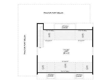 2nd Floor Plan, 062B-0034