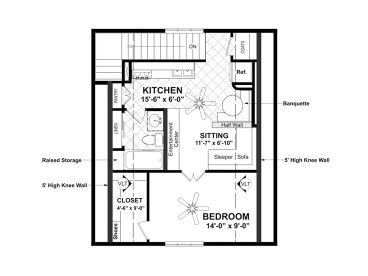 2nd Floor Plan, 007G-0023