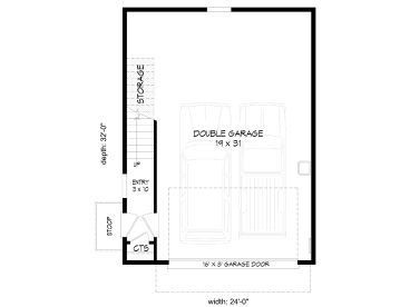 1st Floor Plan, 062G-0446