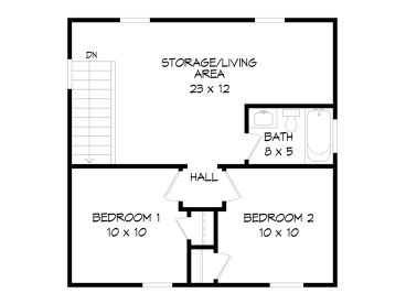 2nd Floor Plan, 062G-0237