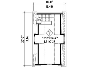 2nd Floor Plan, 072G-0043