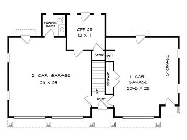 1st Floor Plan, 019G-0024