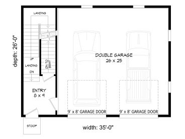 1st Floor Plan, 062G-0438