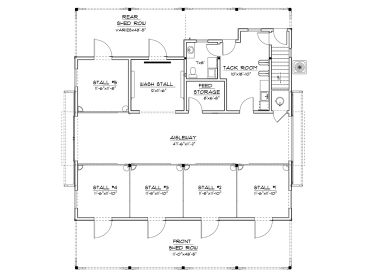 1st Floor Plan, 087B-0010