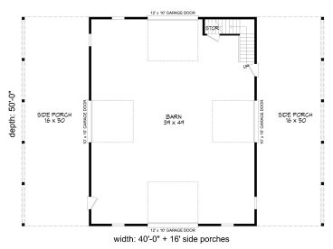 1st Floor Plan, 062B-0035