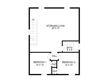 2nd Floor Plan, 062G-0446