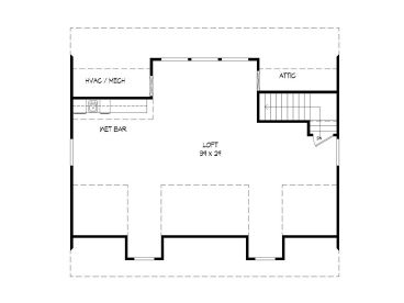 2nd Floor Plan, 062G-0011