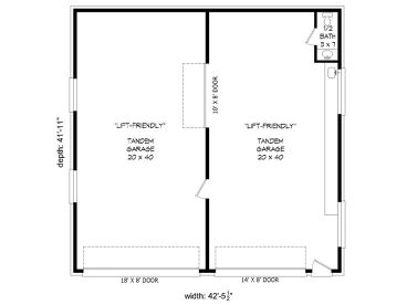 Floor Plan, 062G-0128