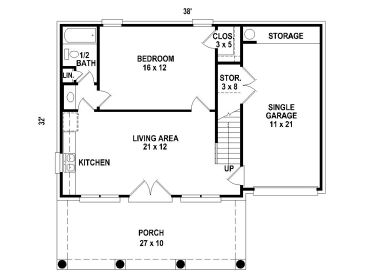 1st Floor Plan, 006G-0092