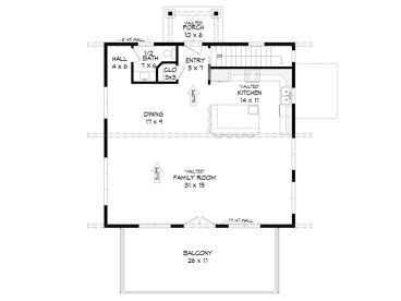 2nd Floor Plan, 062G-0319