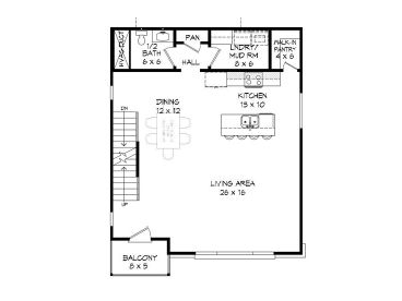 1st Floor Plan, 062G-0141