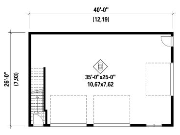 1st Floor Plan, 072G-0029
