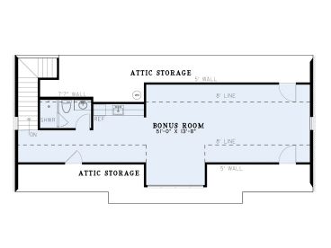 2nd Floor Plan, 025G-0012