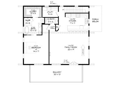 2nd Floor plan, 062G-0285
