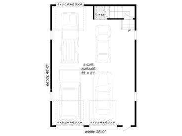1st Floor Plan, 062G-0195