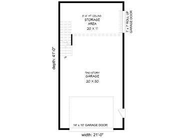 1st Floor Plan, 062G-0320