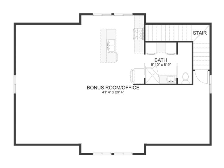 2nd Floor Plan, 065G-0033