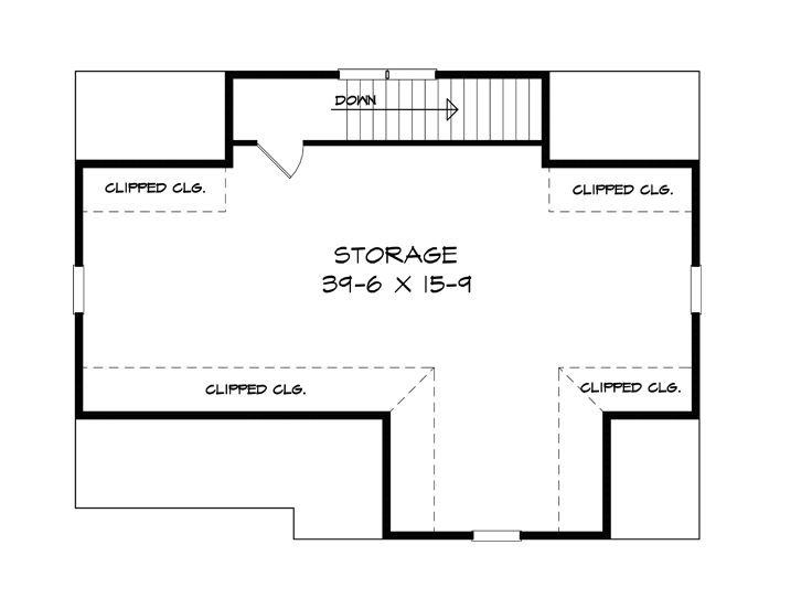 2nd Floor Plan, 019G-0023