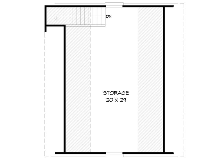 2nd Floor Plan, 062G-0230